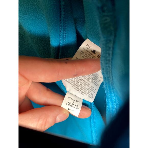 Nike Women's Blue Dri-FIT Full Zip Jacket - Size Large - Picture 11 of 12